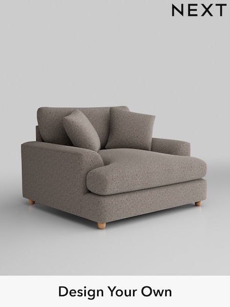Chunky Chenille/Mink Brown Parker Platform Grand Relaxed Sit (B54337) | £1,299