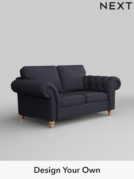 Tweedy Blend Easy Clean/Dark Slate Blue Gosford Highback Ii Deep Sit (B54383) | £1,299