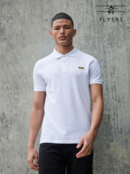 Flyers Mens Classic Fit 100% Cotton Polo Shirt (B54757) | £30