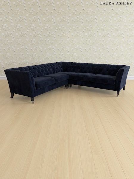 Orla/Midnight Navy Chatsworth Button Back By Laura Ashley (B54899) | £3,150