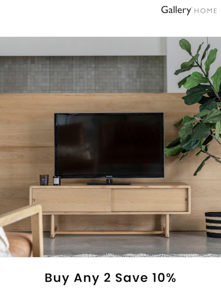 Gallery Home Natural Neston Media Unit (B55369) | £615