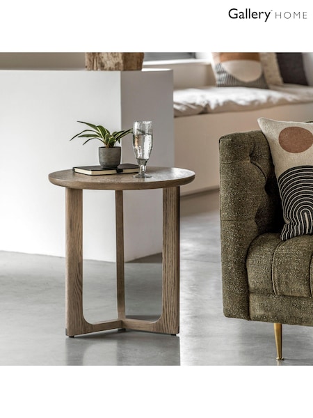 Gallery Home Brown Neston Side Table (B55734) | £191