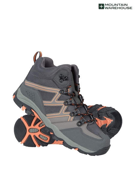 Mountain Warehouse Black Kids Oscar Walking Boots (B55755) | £46