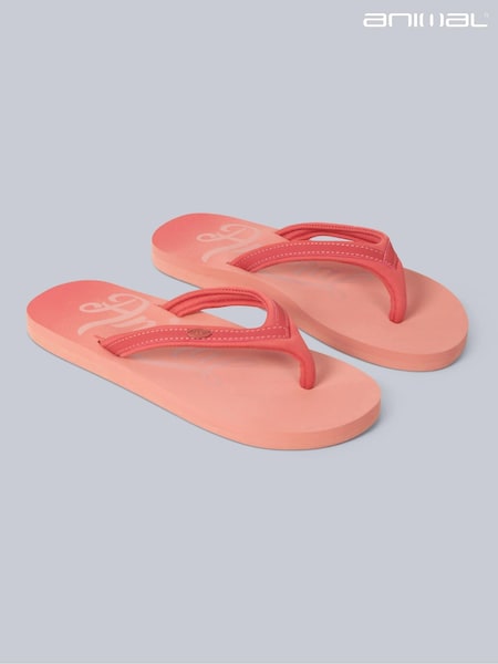 Animal Pink Womens Swish Flip Flops (B55763) | £32