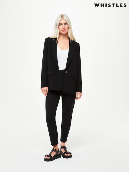 Whistles Black Petite Super Stretch Trousers (B55785) | £99
