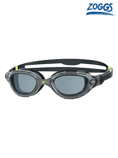 Zoggs Adult Original Predator Flex Polarized Black Goggles (B56103) | £36