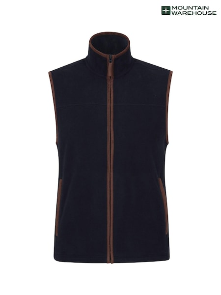 Mountain Warehouse Blue Mens Rove Fleece Gilet (B56124) | £35
