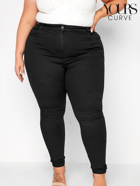 Yours Curve Black Curve Skinny Stretch AVA Jeans (B56333) | £29