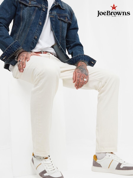 Joe Browns Cream Sensational Slim 100% Cotton Jeans (B56515) | £50