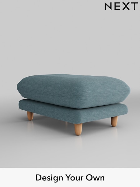 Fine Chenille Easy Clean/Mid Blue Odella (B56809) | £425