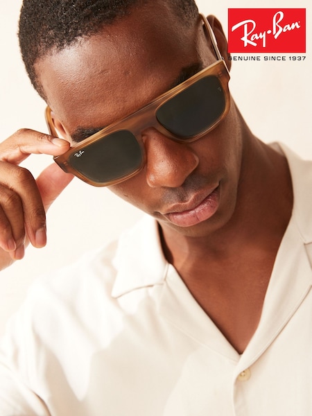 Ray-Ban Drifter Rb0360S Square Brown Sunglasses (B57245) | £173
