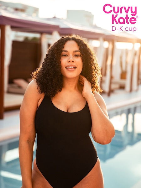 Curvy Kate Deep Dive Black Swimsuit (B57348) | £60