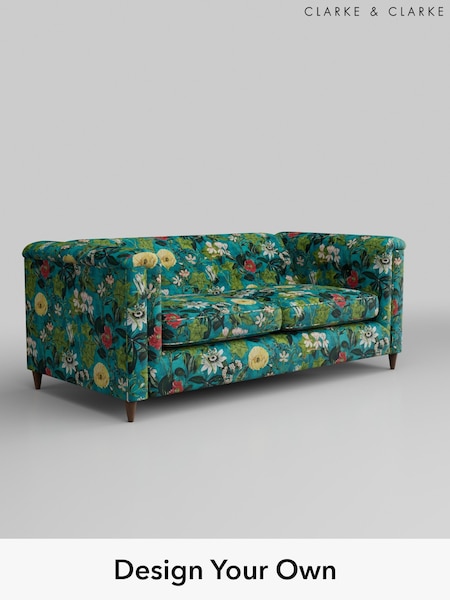 Passiflora/Kingfisher Blue Loki By Clarke And Clarke (B57511) | £1,299
