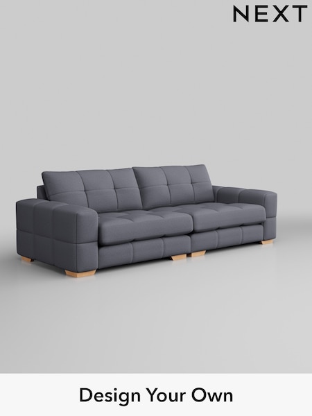 Tweedy Blend Easy Clean/Mid Slate Blue Brooke Deep Sit (B57527) | £1,725