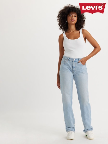 Levi's® Light Blue 501® 90's 100% Cotton Jeans (B57569) | £100