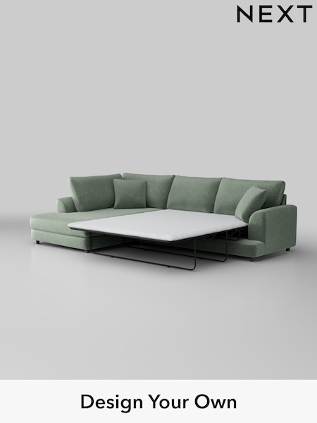 Plush Chenille/Mid Slate Teal Green Parker (B57828) | £2,525