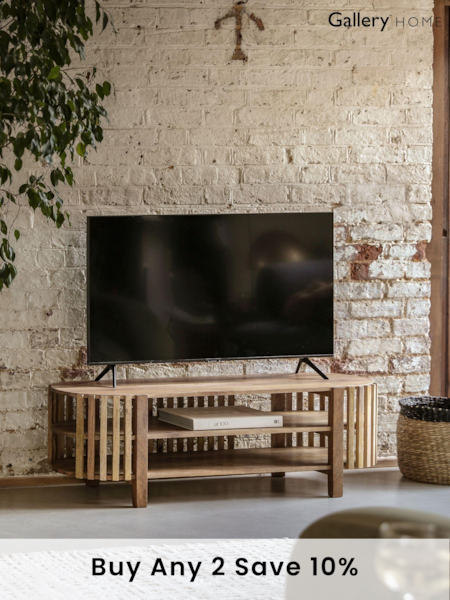Gallery Home Natural Larriston TV Unit (B58170) | £513