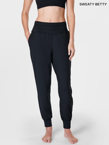 Sweaty Betty Black Gaia Performance Yoga Joggers (B58811) | £90