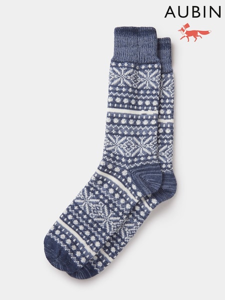 Aubin Blue Socks (B58943) | £26