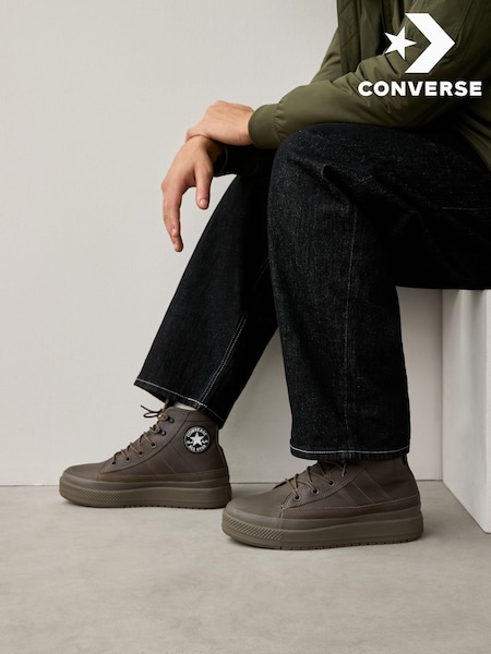 Converse Grey Chuck Taylor All Star Equip Boots (B58993) | £115