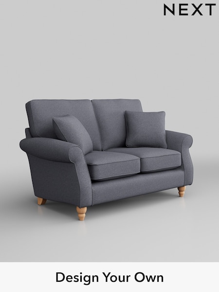 Tweedy Blend Easy Clean/Mid Slate Blue Ashford (B59178) | £1,075
