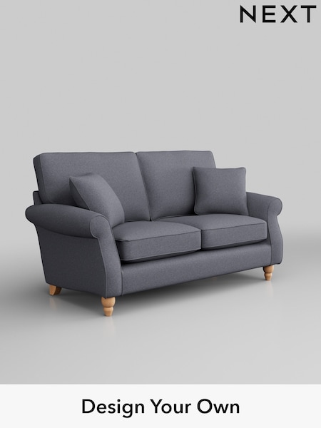 Tweedy Blend Easy Clean/Mid Slate Blue Ashford (B59178) | £1,425