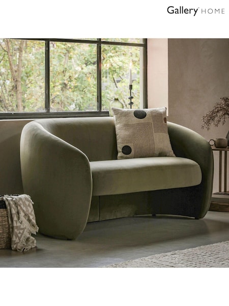 Gallery Home Moss Green Camden 2 Seater Sofa (B59324) | £975