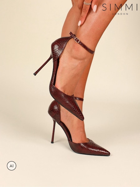Red - Simmi London Marinah Court Shoes