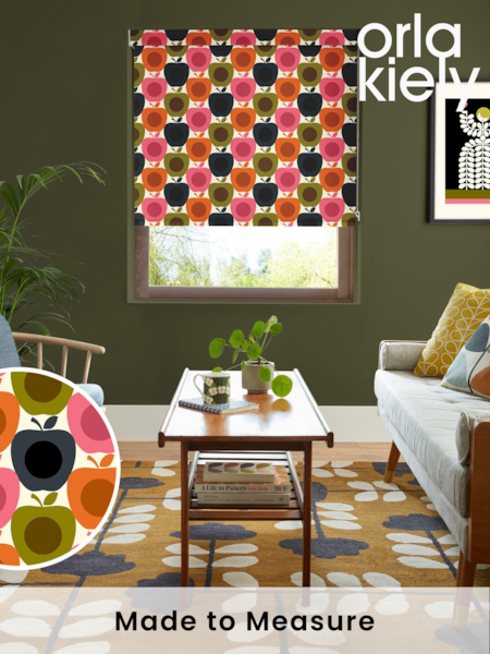 Orla Kiely Pink Apples Made to Measure Roller Blinds (B59726) | £58