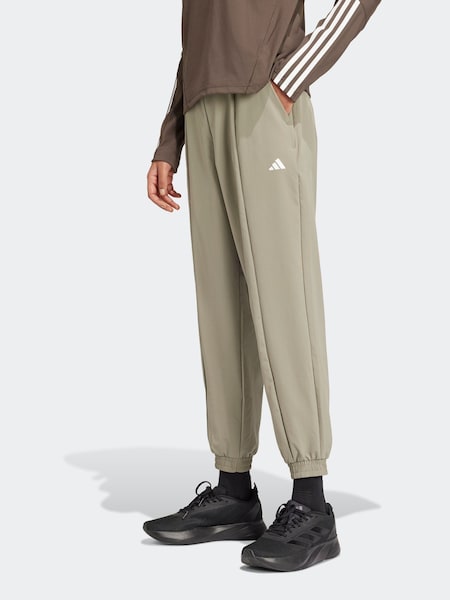 adidas Khaki Green Train Essential Joggers (B59739) | £38