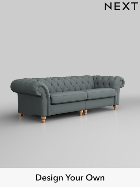 Tweedy Blend Easy Clean/Mid Slate Teal Green Gosford Ii Deep Sit (B60280) | £1,599