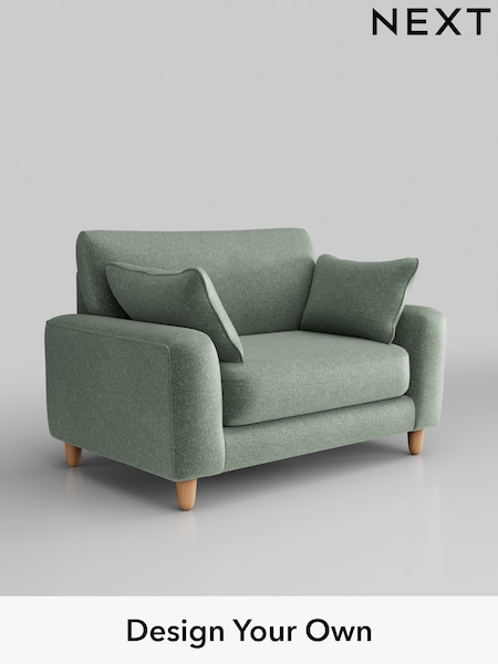 Plush Chenille/Mid Slate Teal Green Campbell (B60375) | £975