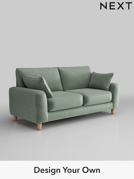Plush Chenille/Mid Slate Teal Green Campbell (B60375) | £1,175