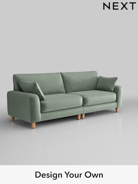 Plush Chenille/Mid Slate Teal Green Campbell (B60375) | £1,375