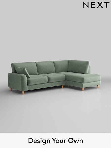 Plush Chenille/Mid Slate Teal Green Campbell (B60375) | £1,875