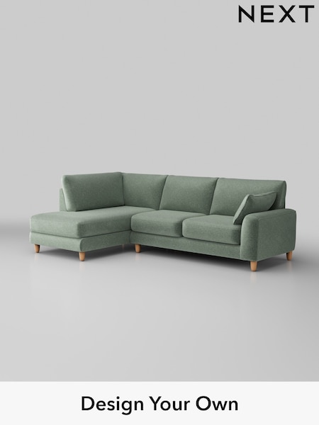 Plush Chenille/Mid Slate Teal Green Campbell (B60375) | £1,875
