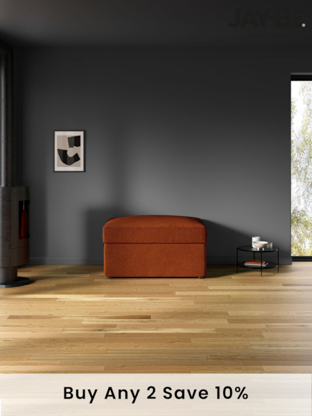 Jay-Be Cosy Chenille Foxy Orange Footstool Bed (B60443) | £425