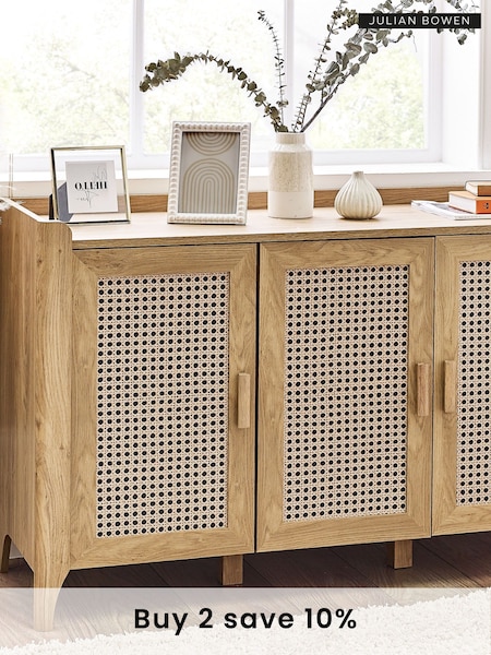 Julian Bowen Brown Sydney 3 Door Sideboard (B60707) | £155