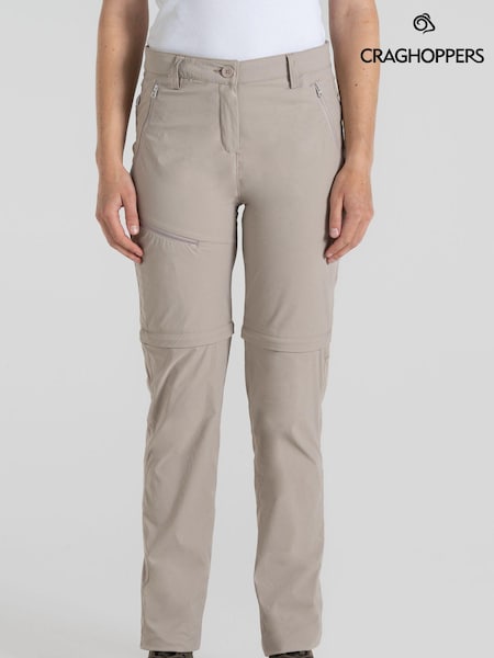 Craghoppers NosiLife PRO III Convertible Cream Trousers (B61008) | £95