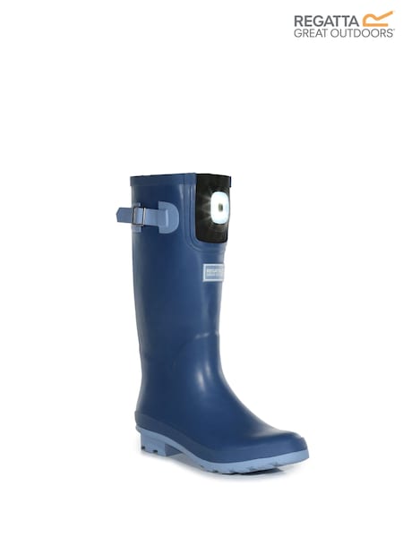 Regatta Blue Fairweather Shine Wellies (B61086) | £70