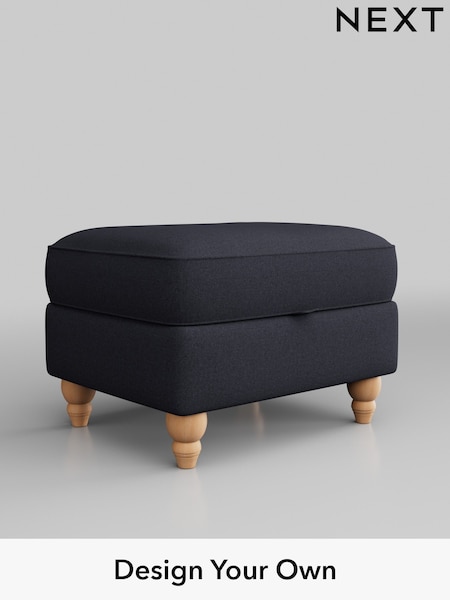Tweedy Blend Easy Clean/Dark Slate Blue Ashford Highback (B61724) | £450
