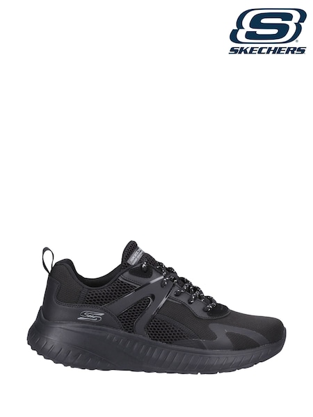 Skechers Black Bobs Squad Chaos Elevated Drift Trainers (B62319) | £59