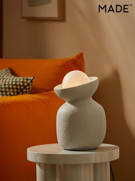 MADE.COM Cream Vera Table Lamp (B62434) | £69