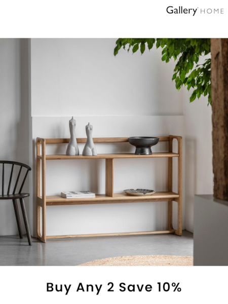 Gallery Home Natural Neston Open Display (B62867) | £415