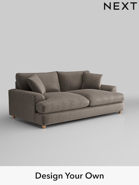 Plush Chenille/Mink Brown Parker Platform Grand Relaxed Sit (B62960) | £1,725