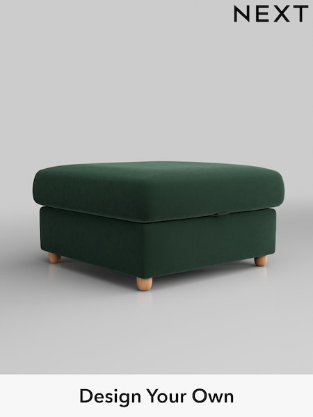 Plush Velvet Easy Clean/Bottle Green Parker Platform Grand Relaxed Sit (B63484) | £499