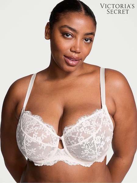 Victoria's Secret Coconut White Full Cup Support Lace Bra (B63692) | £49