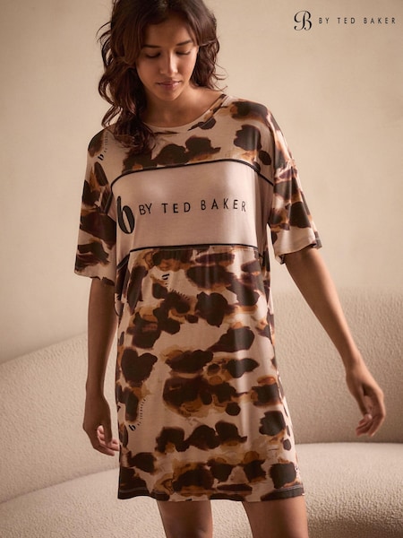 B By Ted Baker Leopard Night T-Shirt (B63868) | £36