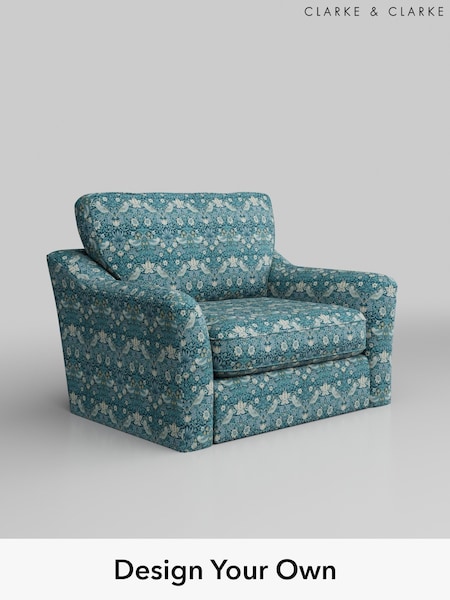 Strawberry Thief/Teal Freya By Clarke And Clarke (B64395) | £950