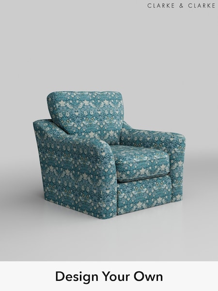 Strawberry Thief/Teal Freya By Clarke And Clarke (B64395) | £899
